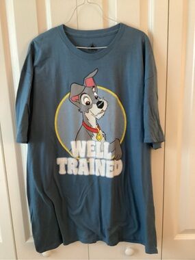 Disney Parks Adult Tramp “ Well Trained “ Tee Sz XXL - NWOT